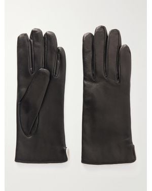 LIE STUDIO The Kyle Leather Gloves - Black