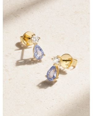 Anita Ko 18-Karat, Sapphire And Diamond Earrings - Natural