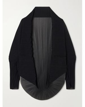 Max Mara Mxavesuvio Pleated Organza Blouse - Blue