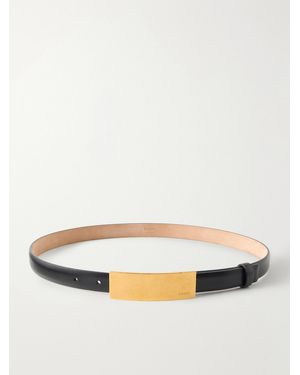 KHAITE Berlin Leather Belt - Black
