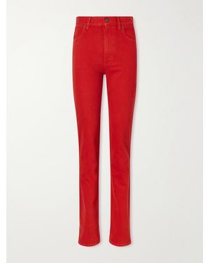 Chloé High-Rise Skinny Jeans - Red
