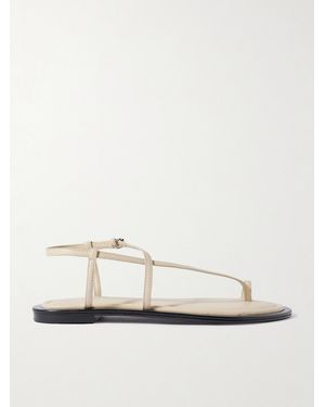 A.Emery Reef Leather Sandals - White
