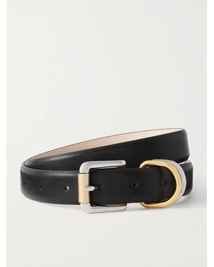 DEHANCHE Alegra Leather Waist Belt - Noir