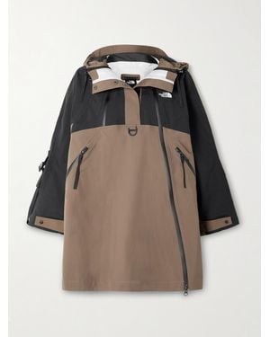 The North Face Hooded Two-Tone Dryvent Shell Jacket - Black