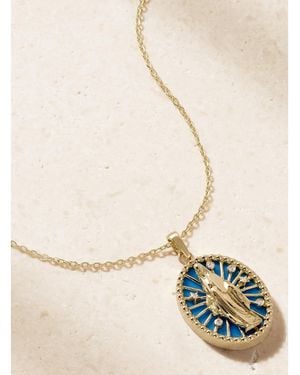 L'Atelier Nawbar Virgin Mary 18-Karat, Diamond And Necklace - Natural