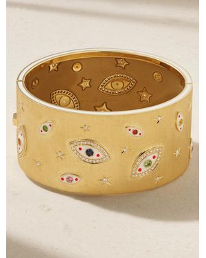 Marie Lichtenberg Eye Xl Armreif Aus 18 Karat Mit Mehreren Steinen - Mettallic