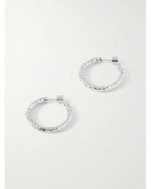 Jennifer Fisher Hailey Mini-Plated Hoop Earrings - Natural
