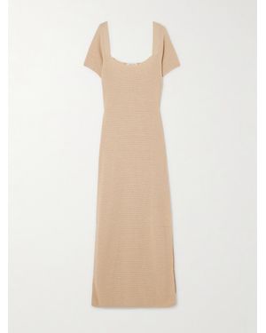 Giuliva Heritage Cotton Maxi Dress - Natural