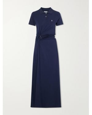 Rabanne Embellished Jersey Midi Dress - Blue