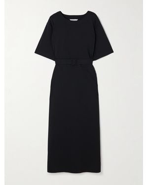 Max Mara Stretch Polyester Mirto Dress in Black | Lyst