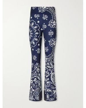 Goldbergh Shiro Paisley-Print Shell Ski Pants - Blue