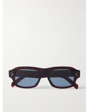 Celine Square-Frame Tortoiseshell Acetate Sunglasses - Blue