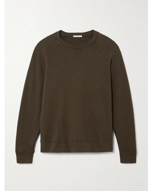 James Perse Supima Cotton-Terry Sweatshirt - Green