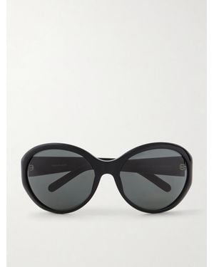 Magda Butrym Round-Frame Acetate Sunglasses - Black