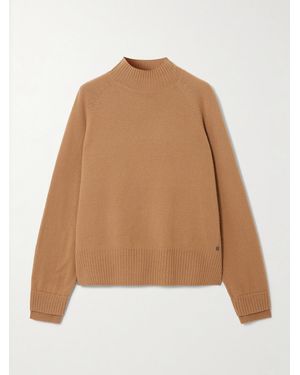 Bogner Lysanne Layered Wool Turtleneck Sweater - Natural