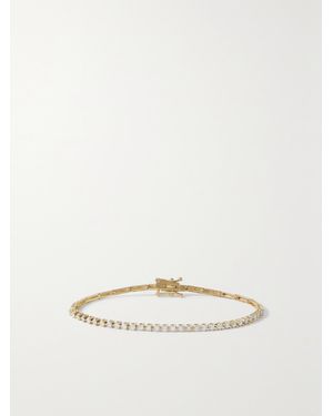 STONE AND STRAND Baseline 14-Karat Diamond Tennis Bracelet - Natural