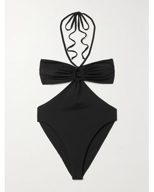 Mara Hoffman Blanca Cutout Recycled Swimsuit - Schwarz