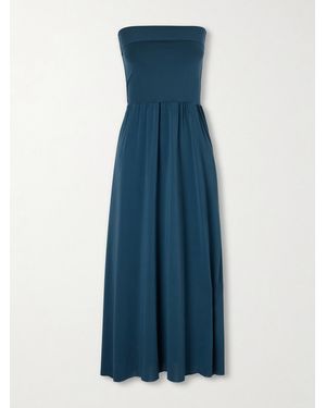 Eres Oda Strapless Stretch-Jersey Maxi Dress - Blue