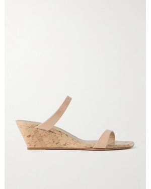 Stuart Weitzman Aleena Wedges Aus Lackleder - Natur
