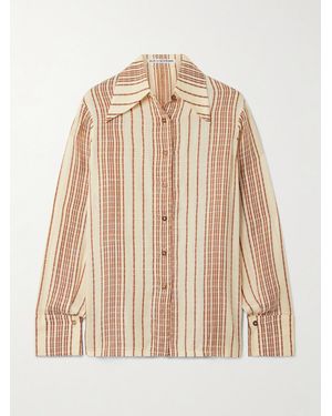 Alix Of Bohemia Dana Striped Woven Shirt - Natural