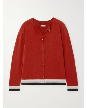 Bode Fairground Cardigan Aus Merinowolle - Rot