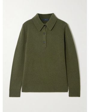 arch4 Bessi Cashmere Polo Sweater - Vert
