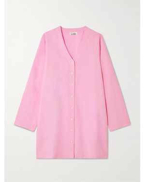 Lido Mini-Robe En Popeline - Rose