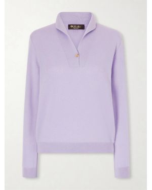Loro Piana Sergio Cashmere Jumper - Purple