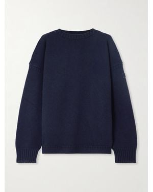 Chloé Wool And Cashmere-Blend Jumper - Blue