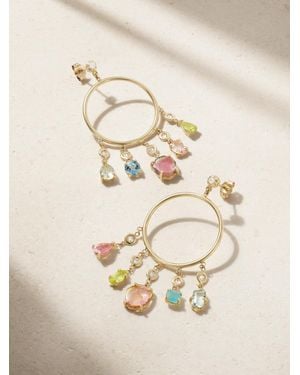 Jacquie Aiche 14-Karat-Stone Earrings - Natural