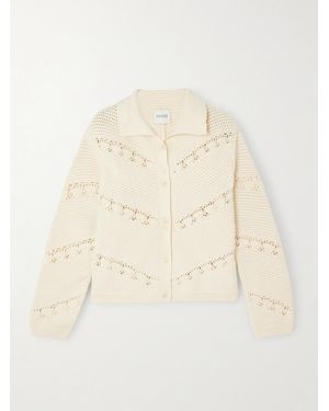 Posse Dylan Crocheted Cardigan - Natural