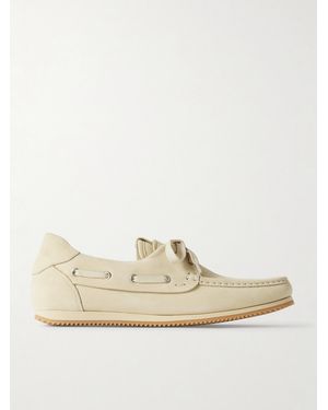 Jacquemus Batto Nubuck Loafers - Natural