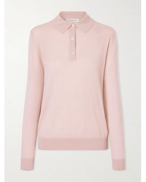 Giuliva Heritage Rebecca Cashmere Polo Shirt - Pink