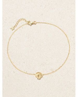 Mateo Venus 14-Karat Anklet - Natural