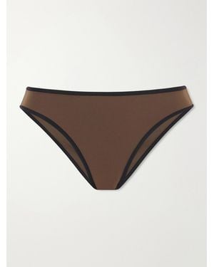 TOTEME Two-Tone Bikini Briefs - Natural