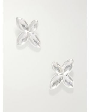 Camille Surault Rosemarie Sterling Earrings - White