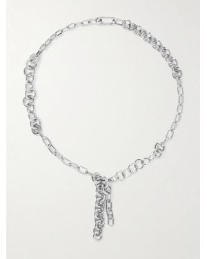 Laura Lombardi Lega Platinum-Plated Necklace - White