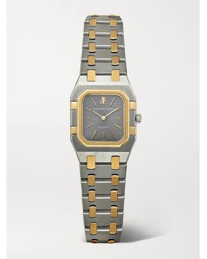 Stephanie Windsor Audemars Piguet Vintage 1980S Royal Oak Mini Cube 20Mm 18-Karat And Stainless Steel, Ref. No. 60105A (Fits Up To 6.1&Quot; - Metallic