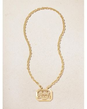 Marie Lichtenberg Bonne Chance Scapular 18-Karat Diamond Necklace - Natural