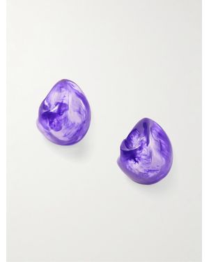 Completedworks Ohrringe Mit Bioharz Und Details Aus Recyceltem-Vermeil - Lila