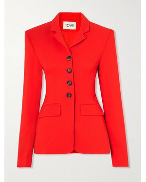 TOVE Merl Woven Jacket - Red
