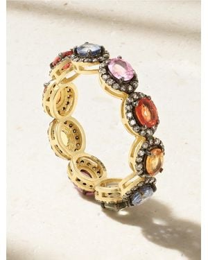 AMRAPALI LONDON 18-Karat, Sapphire And Diamond Ring - Metallic