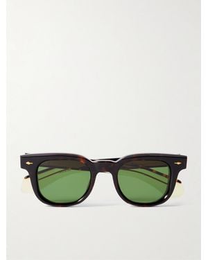 Jacques Marie Mage Jax D-Frame Acetate Sunglasses - Green