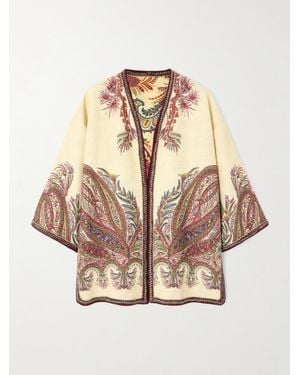 Etro Wendbare Jacke Aus Jacquard - Natur