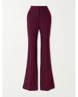 Gabriela Hearst Rhein Wool And Cashmere-Blend Flared Trousers