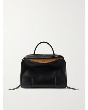 Loewe Amazona 180 Large Leather Shoulder Bag - Black