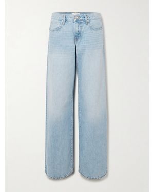 SLVRLAKE Denim Mica Tief Sitzende Jeans Mit Weitem Bein - Blau