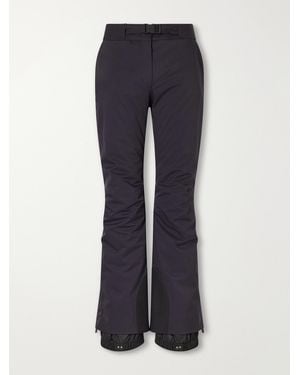 Moncler Belted Stretch-Shell Straight-Leg Ski Trousers - Blue