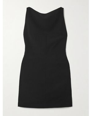16Arlington Alessa Open-Back Crepe Mini Dress - Black