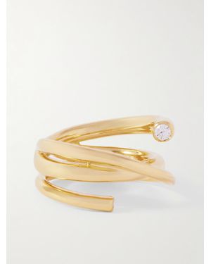 Completedworks Plated Recycled Cubic Zirconia Ring - Natural